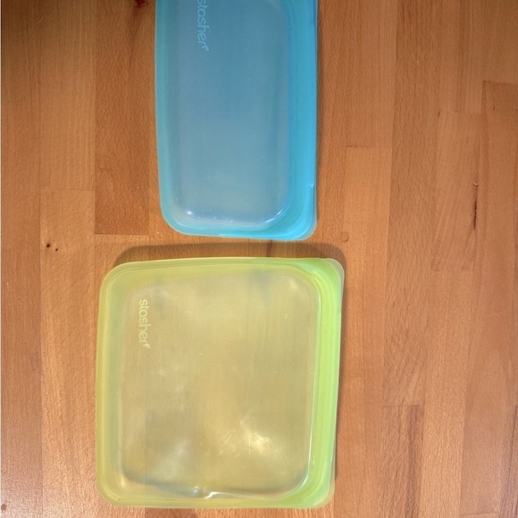 Stasher Other - stasher reusable Silicone Food Storage Bags - Blue and Green